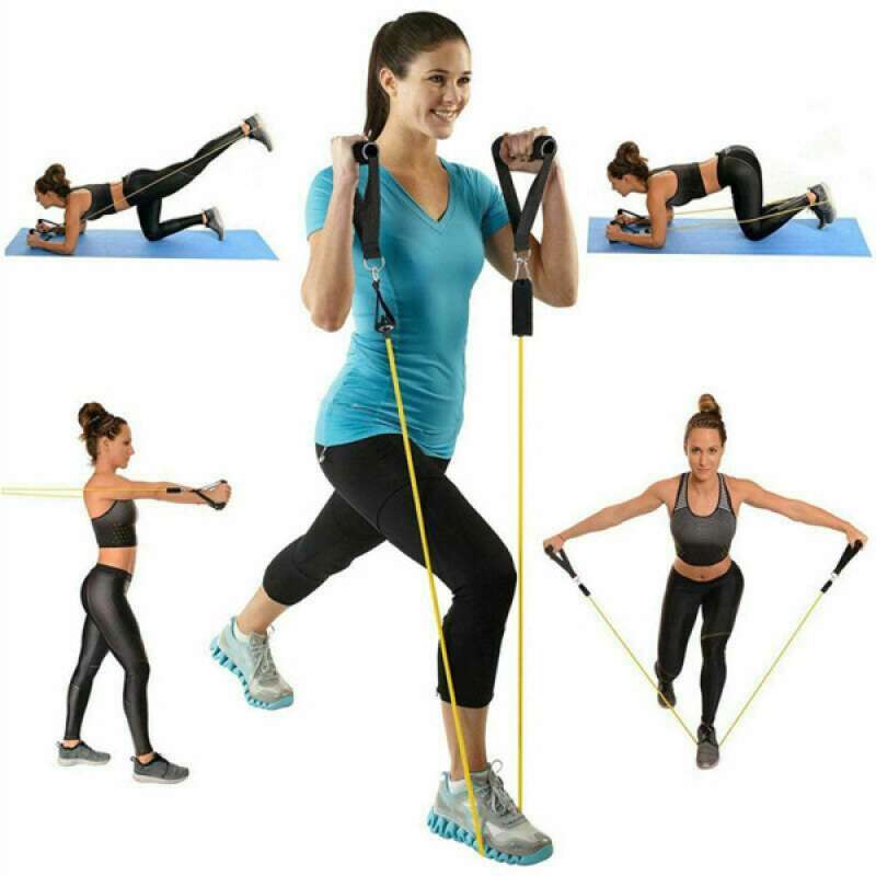 resistance band door workout