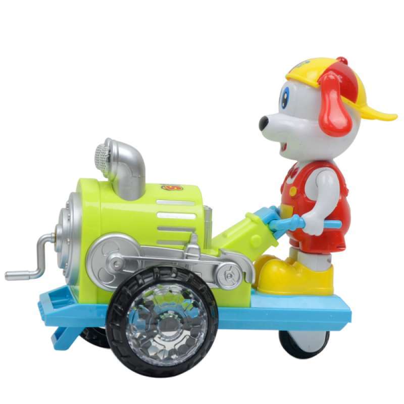 Promo Electric Swing Cartoon Dog Pushing Tractor Car Model Toys w/ Music  Sound Light Kids Developmental Play Game Gift Diskon 29% di Seller Homyl -  China | Blibli