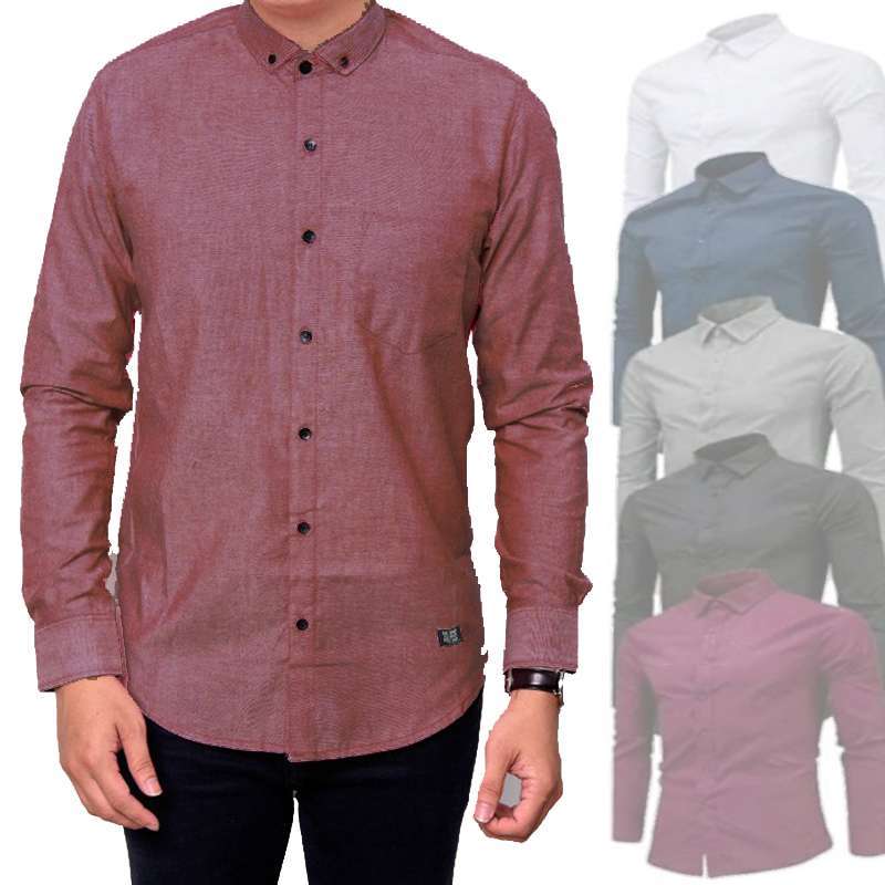 Promo Zahra Fashion Polos Kemeja Lengan Panjang Pria Di Seller Zahra Fashion Kab Pekalongan Jawa Tengah Blibli