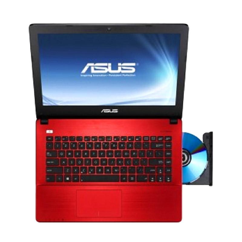 ICT 2017 - Asus X540YA-BX103D Notebook - Red [AMD E1-7010/2GB/Radeon R2/15.6 Inch/DOS]
