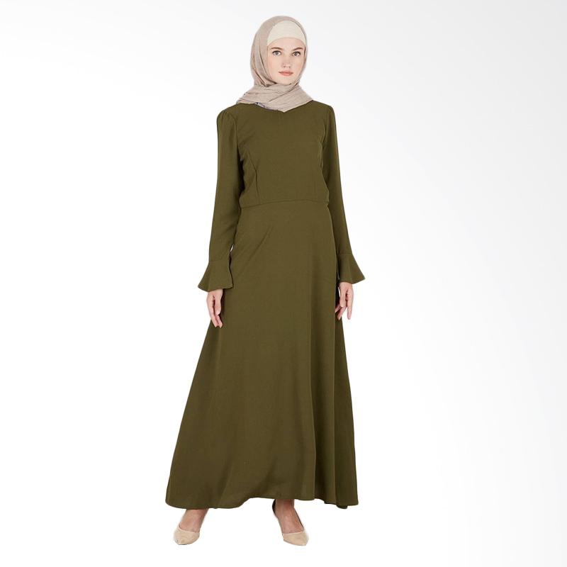 Hijabenka Alena Dress Muslim - Olive