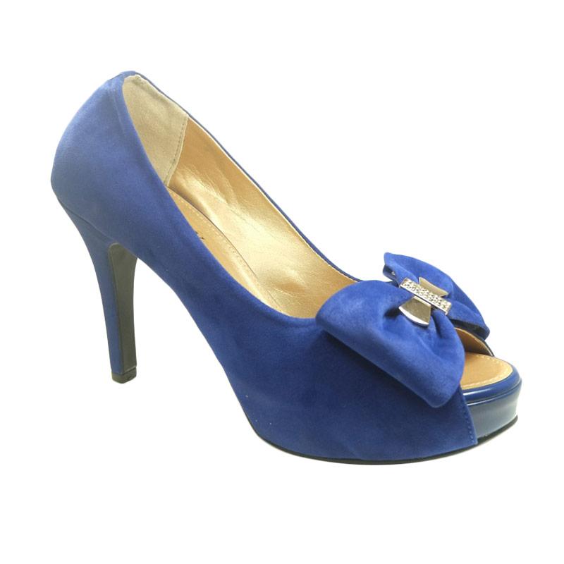 Beauty Shoes 1030 High Heels - Blue