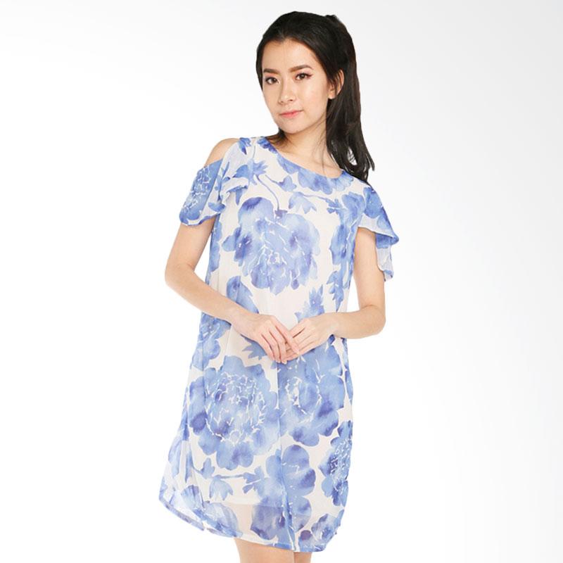 GatsuOne Sabae Dress - Blue Floral