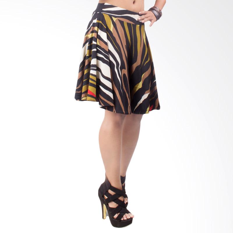 Yovis Umbrella Skirt Rok Wanita - Black Layer