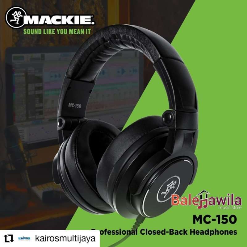Promo Headphone Mackie MC150 MC 150 Professional Closed-Back ORIGINAL Mackie  MC-150 Professional Closed-back Headphones ORIGINAL di Seller BALE HAWILA -  Kota Surabaya, Jawa Timur | Blibli