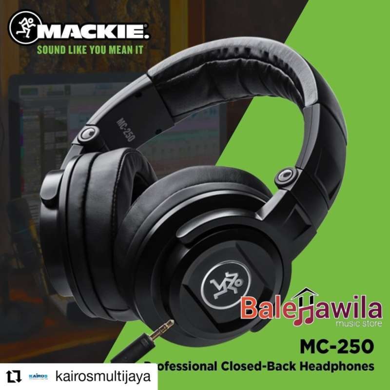 Promo Headphone Mackie MC250 MC 250 Professional Closed Back