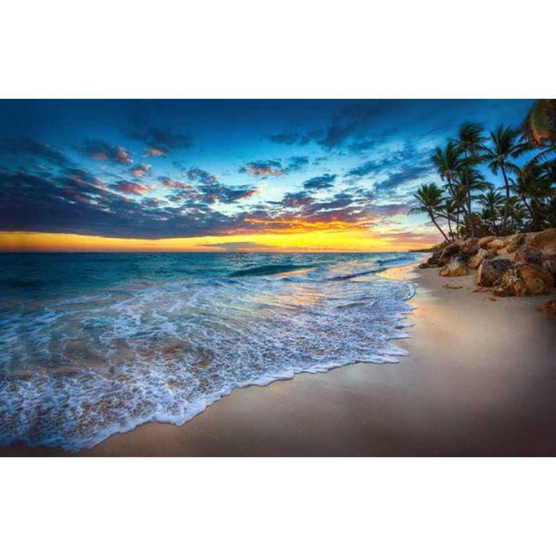 Jual Wallpaper Dinding 3d Custom Murah Berkualitas Gambar Pemandangan Sunset Pantai1 Terbaru Juni 2021 Blibli