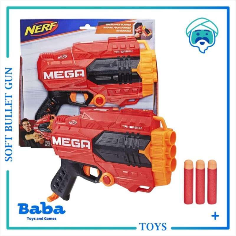 Jual Nerf Gun N Strike Mega Tri Break Tri Break Original Hasbro New Online Maret 2021 Blibli The rack has storage for most types of nerf guns, from pistols to rifles. nerf gun n strike mega tri break tri break original hasbro new