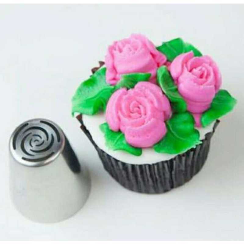 Jual Spuit Rusia Asli Tanpa Sambungan Bentuk Bunga Mawar Russian Nozzle Online April 2021 Blibli