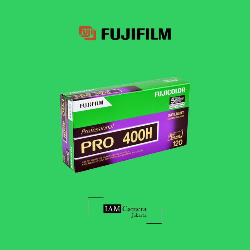 Roll Film 120 Fujifilm Fujicolor Fuji Pro 400H Asa 400 Untuk Kamera Analog  Medium Format IamCamera