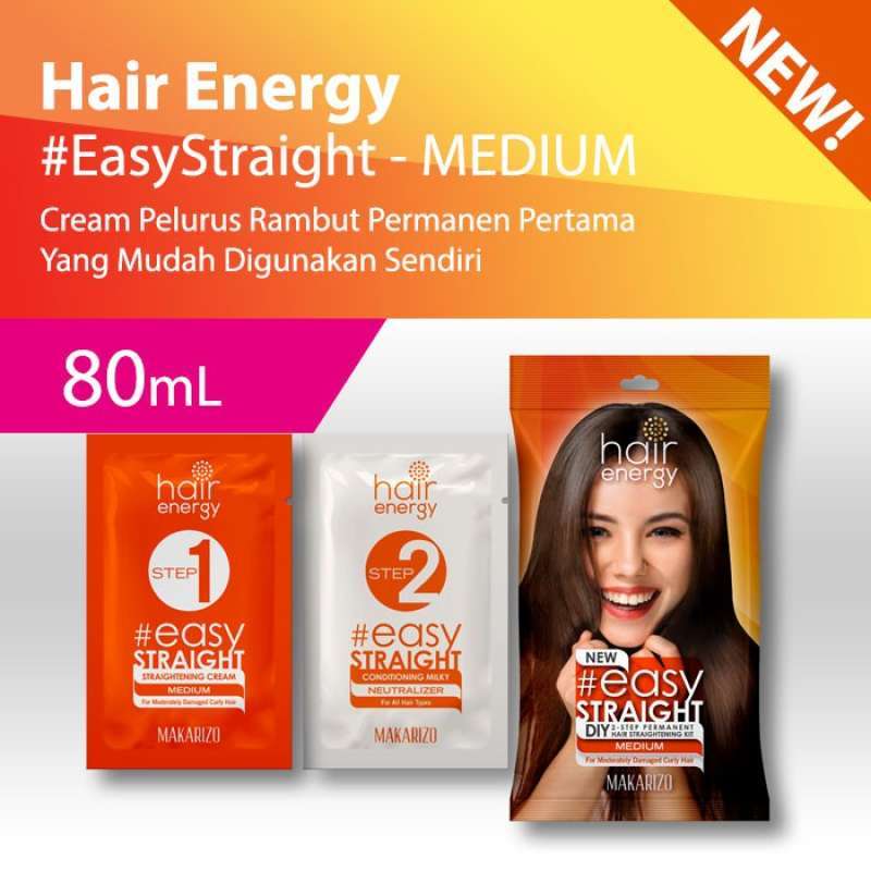 Jual Makarizo Hair Energy Easy Straight 80ml Medium Murah Mei 2021 Blibli