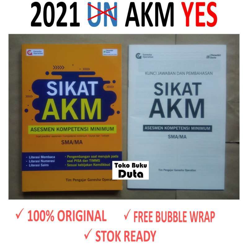 Jual Buku Soal Akm Asesmen Kompetensi Minimum Sma Ma Terbaru Juni 2021 Blibli