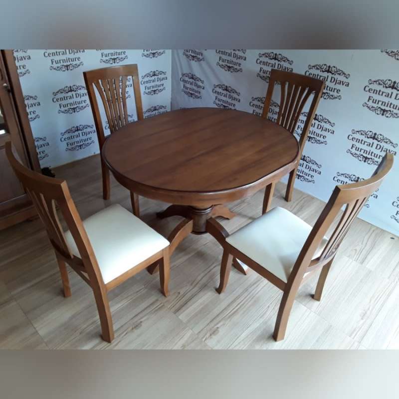Jual Kursi Meja Makan Oval Kayu Jati Kursi 4 Jok Minimalis Mebel Jepara Online Maret 2021 Blibli Set 4 kursi = rp. kursi meja makan oval kayu jati kursi 4 jok minimalis mebel jepara