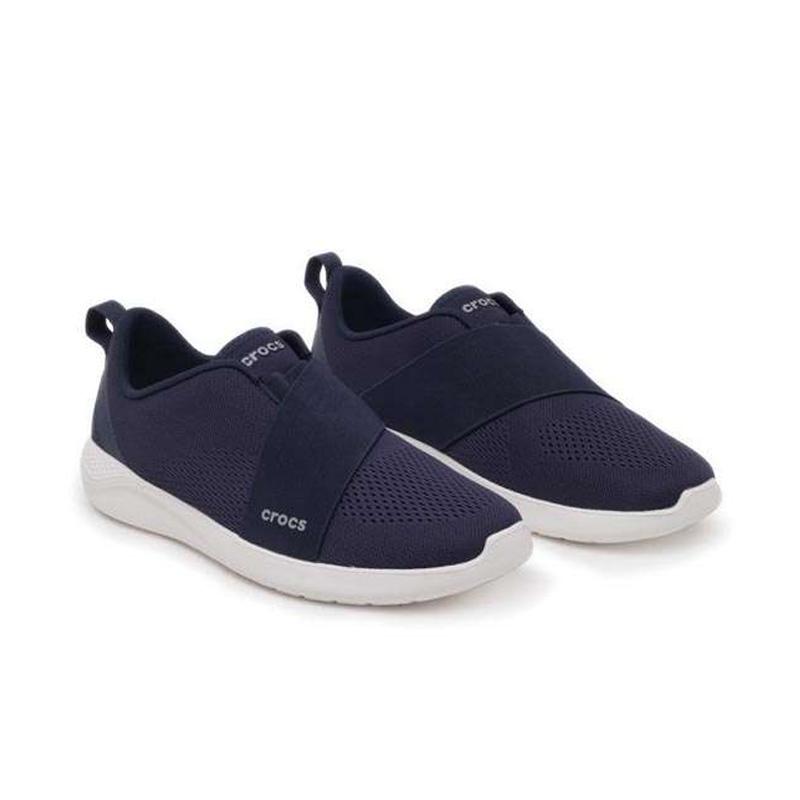 Jual Crocs Men s LiteRide Modform Slip On Shoes NAVY M7 di