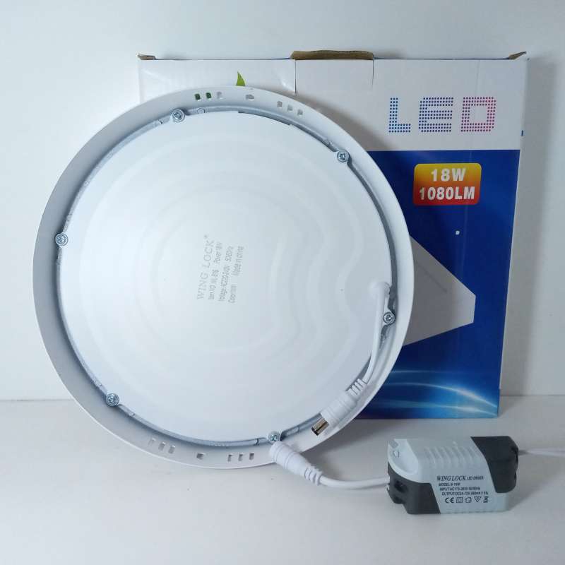 lampu downlight led 18 watt putih ob lampu panel led 18w bulat outbow