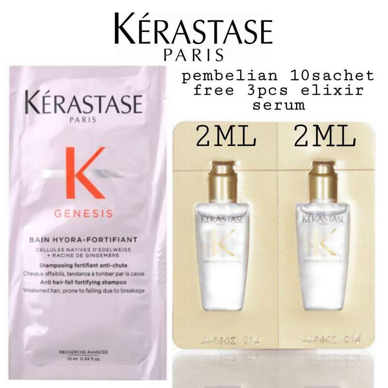 Jual Kerastase Genesis Bain Hydra Fortifiant Firming Shampo Rambut Rontok Sachet 10ml Online Februari 2021 Blibli Rambut rontok bisa disebabkan karena stress, cuaca, ataupun salah dalam memilih shampoo. kerastase genesis bain hydra fortifiant firming shampo rambut rontok sachet 10ml