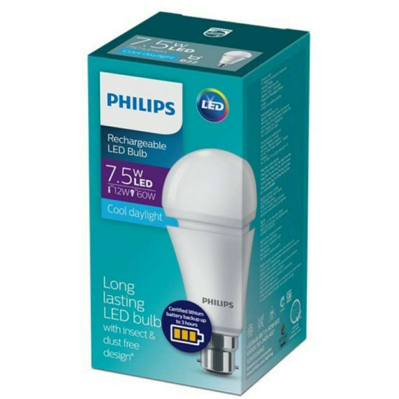 Jual Bola Lampu Emergency Led Philips 7 5 Watt Lampu Darurat 7 5w Rechargeable Terbaru Juli 2021 Blibli