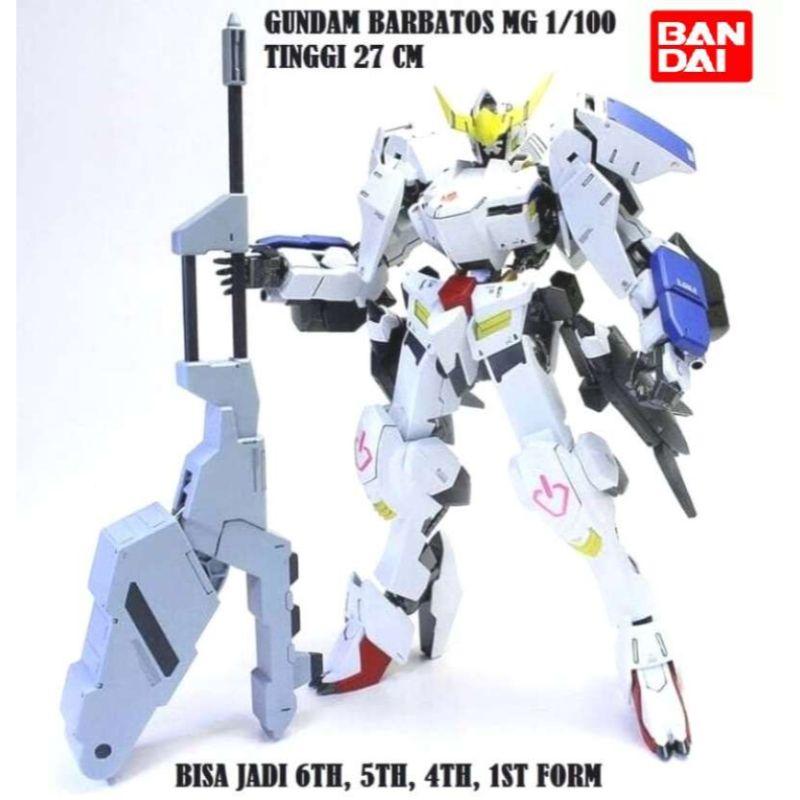 Jual Gundam Barbatos Mg 1 100 Bisa Rubah Rubah Form Ori Bandai Online April 2021 Blibli
