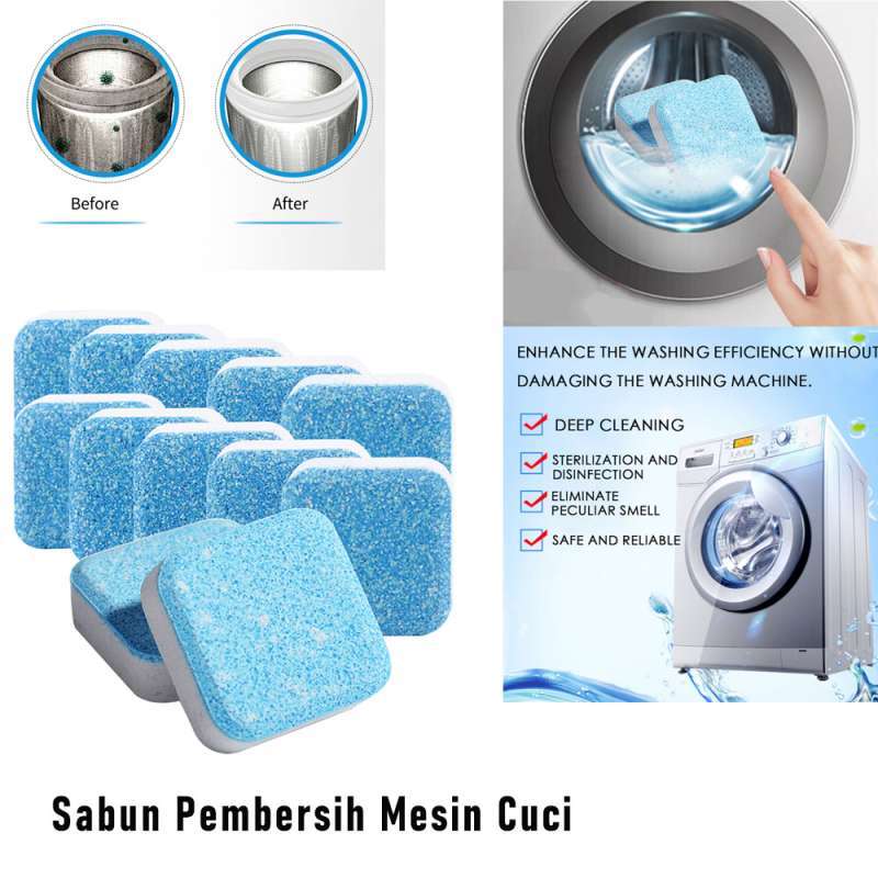 sabun tablet pembersih mesin cuci washing machine cleaner laundry 1pcs