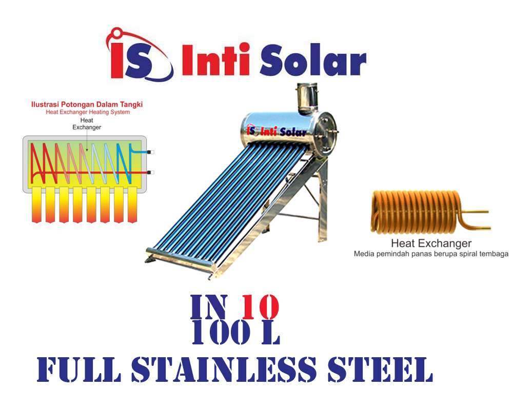 Jual Pemanas Air Tenaga Matahari Indirect Water Heater Inti Solar Ps10 Ps 10 Terbaru Juli 2021 Blibli