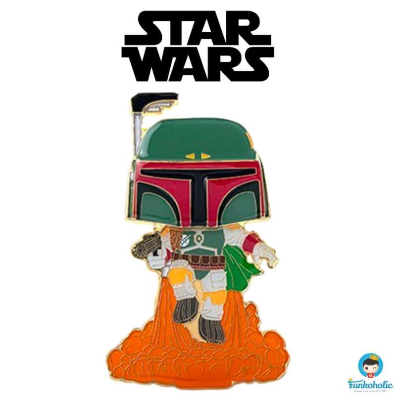 Promo Funko POP! Pins Star Wars - Boba 