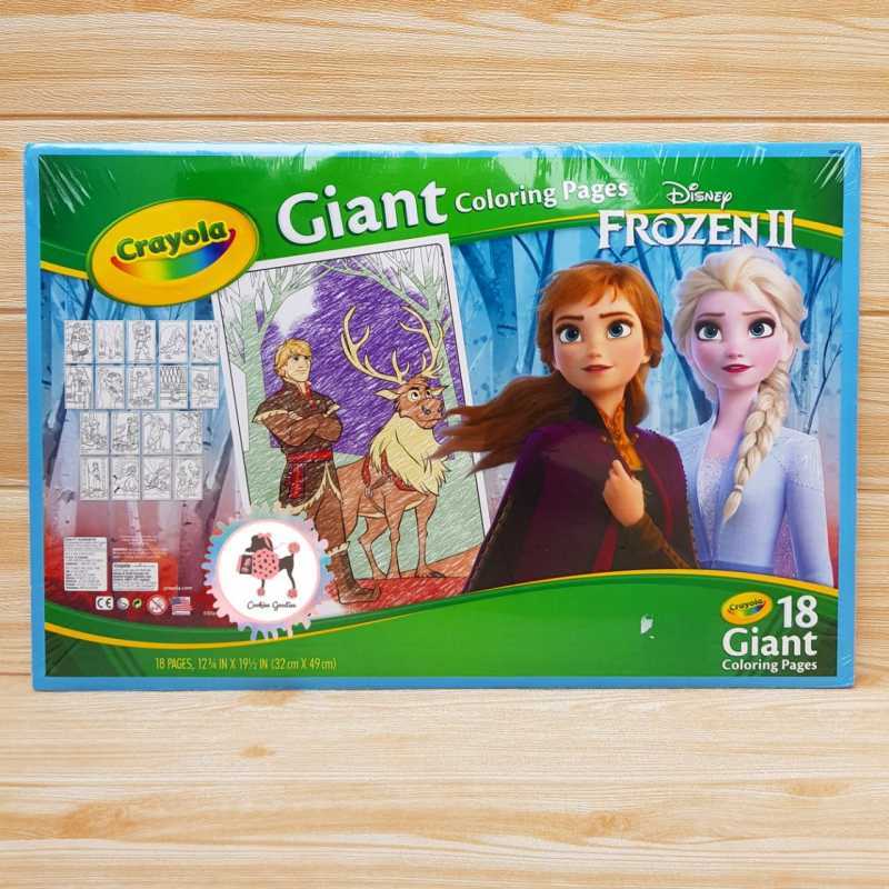 Jual Disney Frozen 2 Giant Crayola 18 Coloring Pages Online Maret 2021 Blibli The first coloring page was created out of my most popular hanukkah stock illustration (here it is on shutterstock). disney frozen 2 giant crayola 18 coloring pages