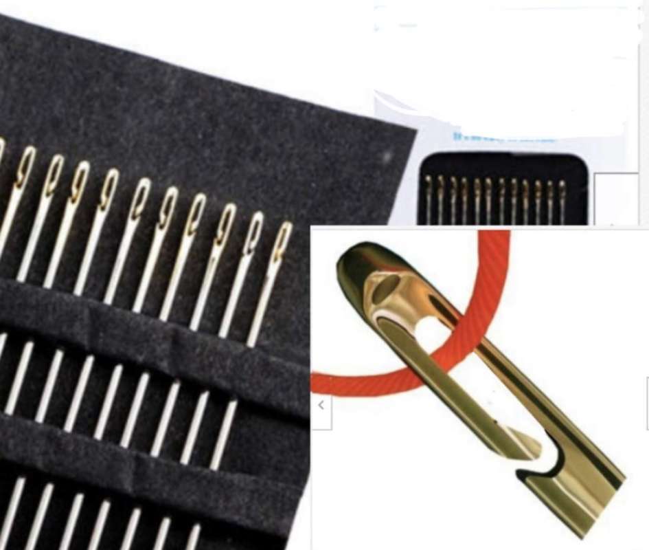 Jual Panache 1 Set 12 Pcs Easy Self Threading Needles Jarum Benang