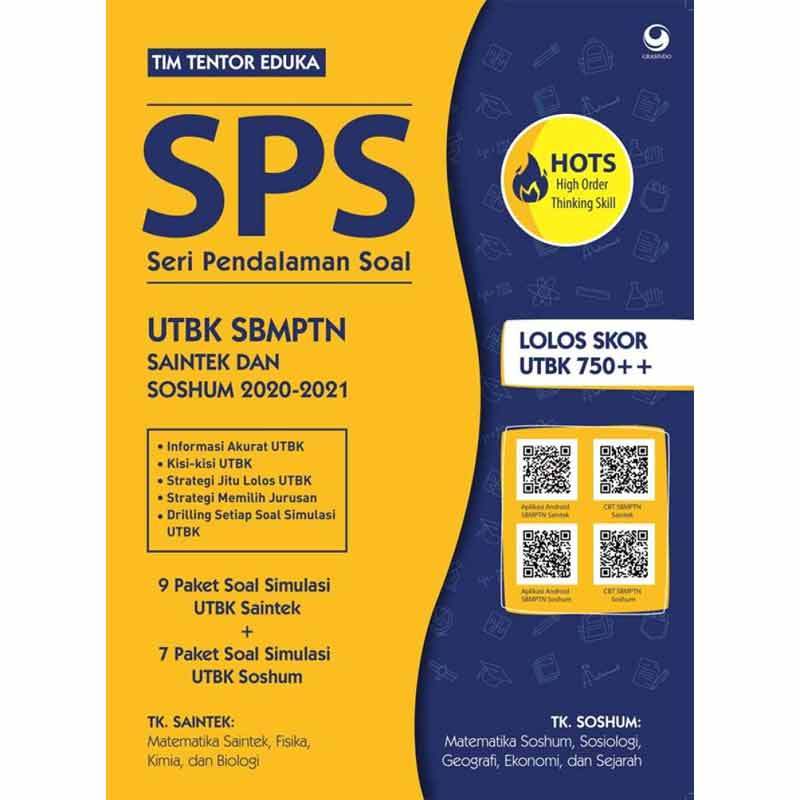 Jual Seri Pendalaman Soal Sbmptn Saintek Dan Soshum 2020 2021 Online April 2021 Blibli