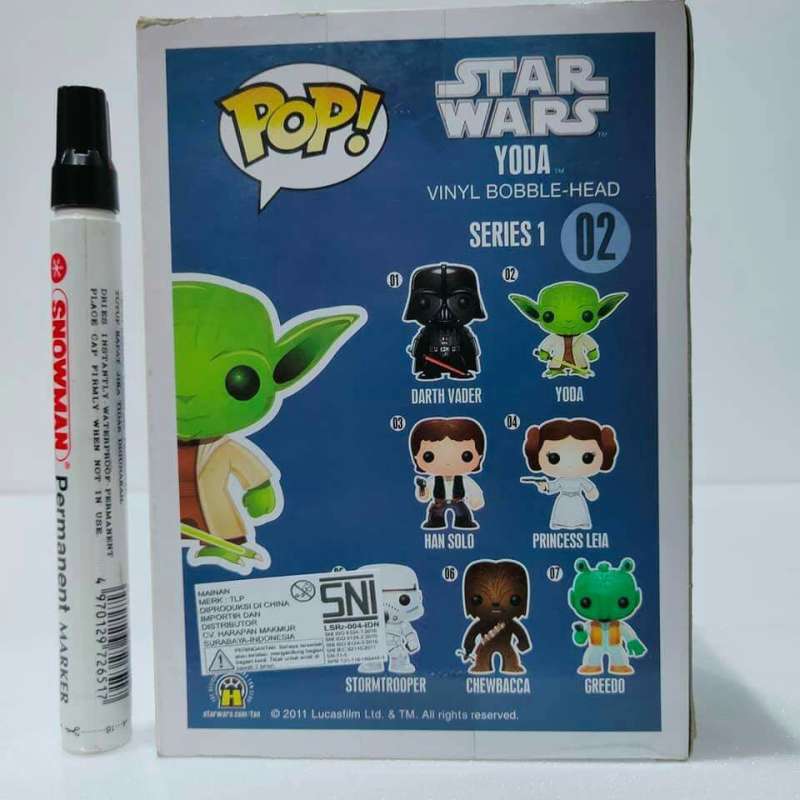 Jual mainan figure funko pop yoda 
