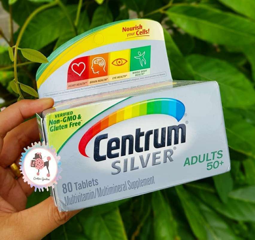 Centrum Silver Multivitamin For Adult 50 80ct Terbaru Juli 2021 Harga Murah Kualitas Terjamin Blibli