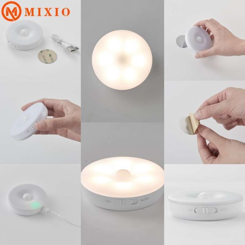 mixio lampu led sensor otomatis sensor gerak baseus killer