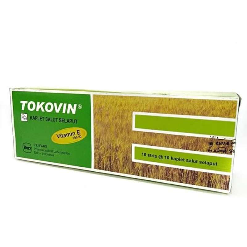 tokovin kaplet ifars isi 100 tablet vitamin e antioksidan dan nutrisi kulit