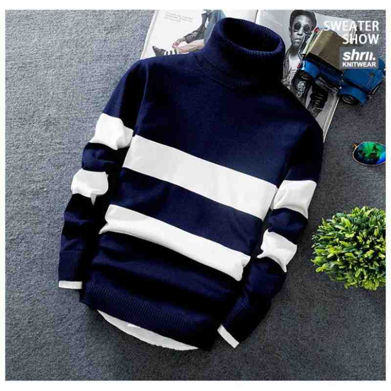 Jual Sweater Rajut Pria Turtleneck Blaster Sweeter Pria Kerah Tinggi Online April 2021 Blibli