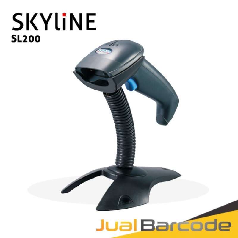 BARCODE SCANNER WIRELESS 1D MURAH SKYLINE SL200 USB | SL 200 TERBAIK