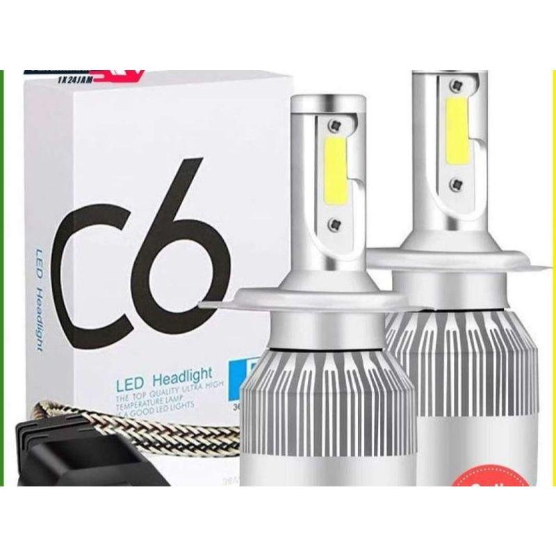oem lampu led c6 h4 mobil led lamp cob headlight headlamp high quality