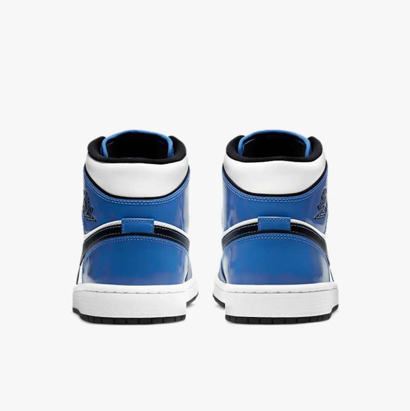 blue jordan mid