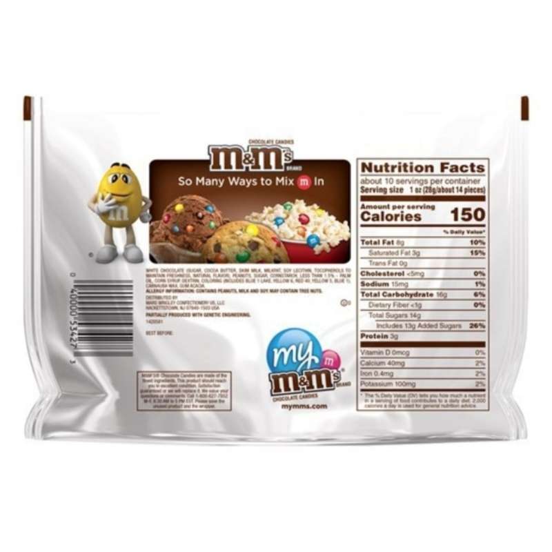Jual M&M'S WHITE CHOCOLATE PEANUT SHARING SIZE 272.2 GR di ...