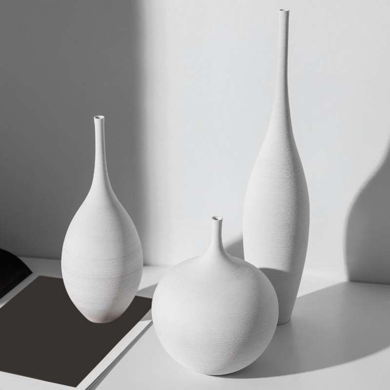 White tall vase centerpiece clearance