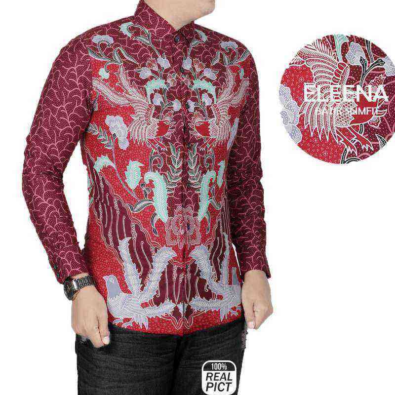 Jual Baju Kemeja Batik Pria Lengan Panjang Terbaru Juni 2021 Blibli