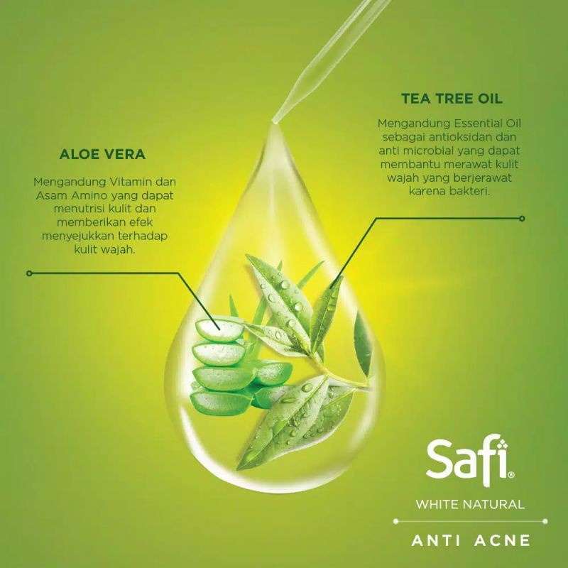 Safi white natural anti acne cleanser sale