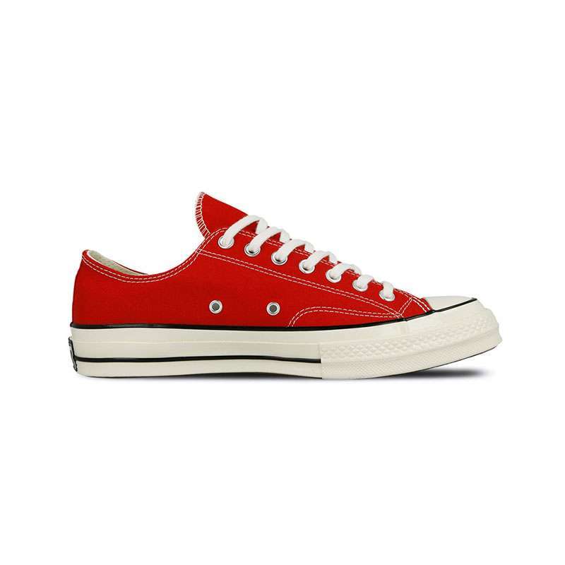 Converse enamel red top