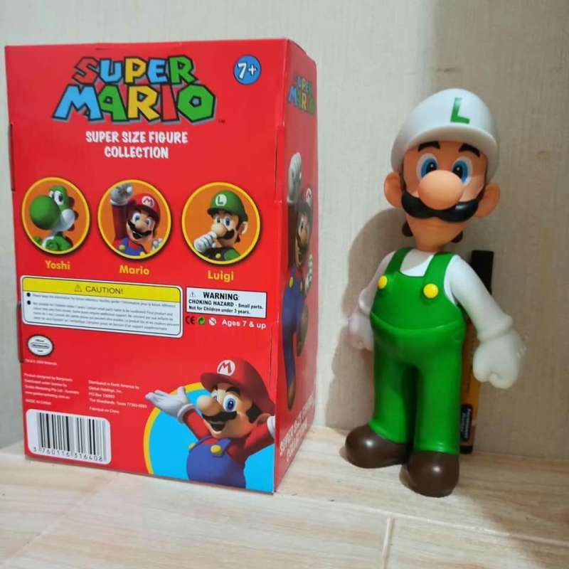 Mainan figure yoshi super mario movie series tinggi sekitar 10 inch