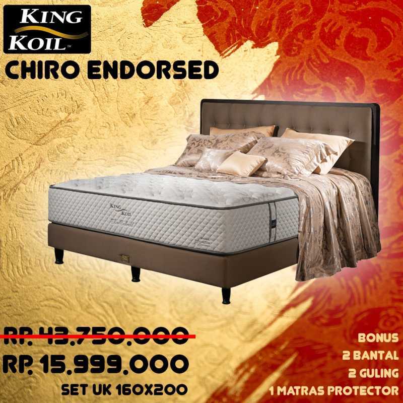 King koil store chiro endorsed harga