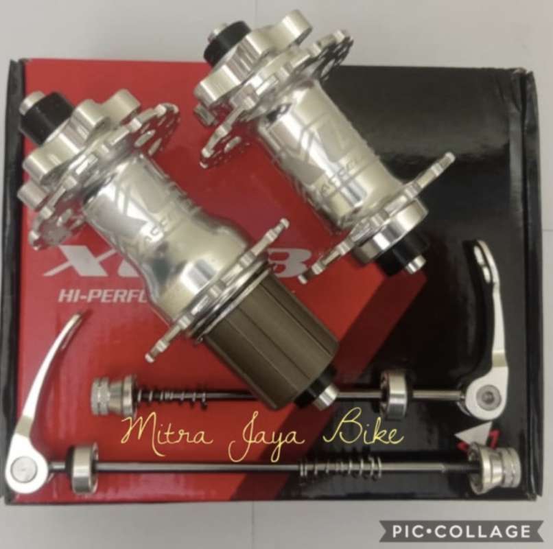 Jual Hub FreeHub XLR8 28 Hole Disc Brake Chrome di Seller Mitra