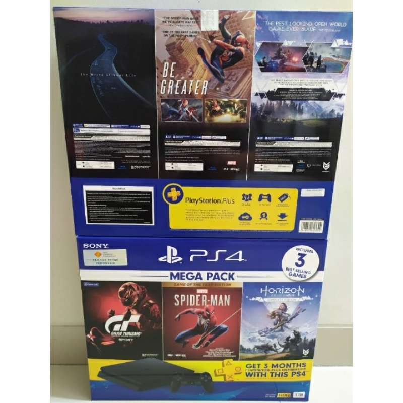 Jual Playstation 4 Slim Mega Pack 3 Bundle 1tb Terbaru Juli 21 Blibli