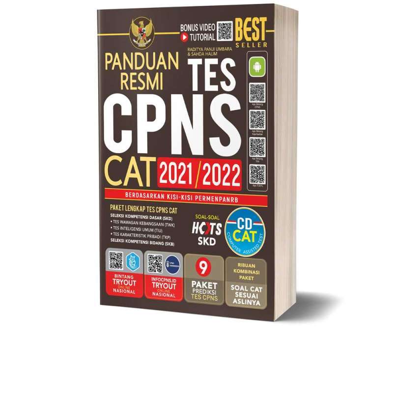 Jual Buku Panduan Resmi Tes Cpns 2021 2022 Cd Terbaru Juli 2021 Blibli