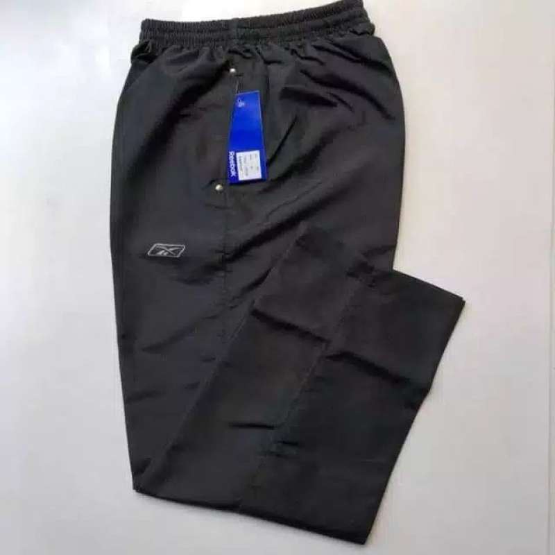 Jual Celana Training Olahraga Panjang Reebok polos Warna Hitam