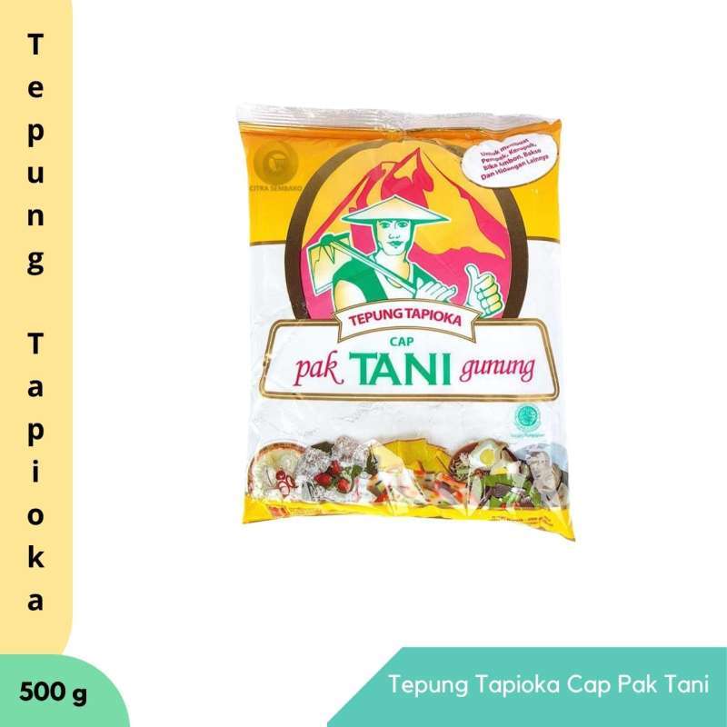 Jual Tepung Tapioka Cap Pak Tani Gunung 500gr Sagu Tani 500gr Murah Mei 2021 Blibli