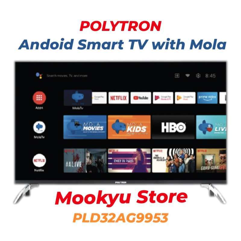Polytron Android Smart Tv 32 Inch Pld32ag9953 With Mola Tv Terbaru Agustus 2021 Harga Murah Kualitas Terjamin Blibli