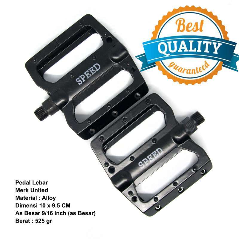 Pedal top united alloy